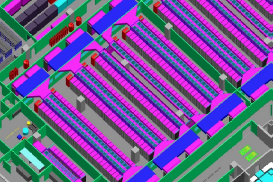 Data centre BIM coordination model