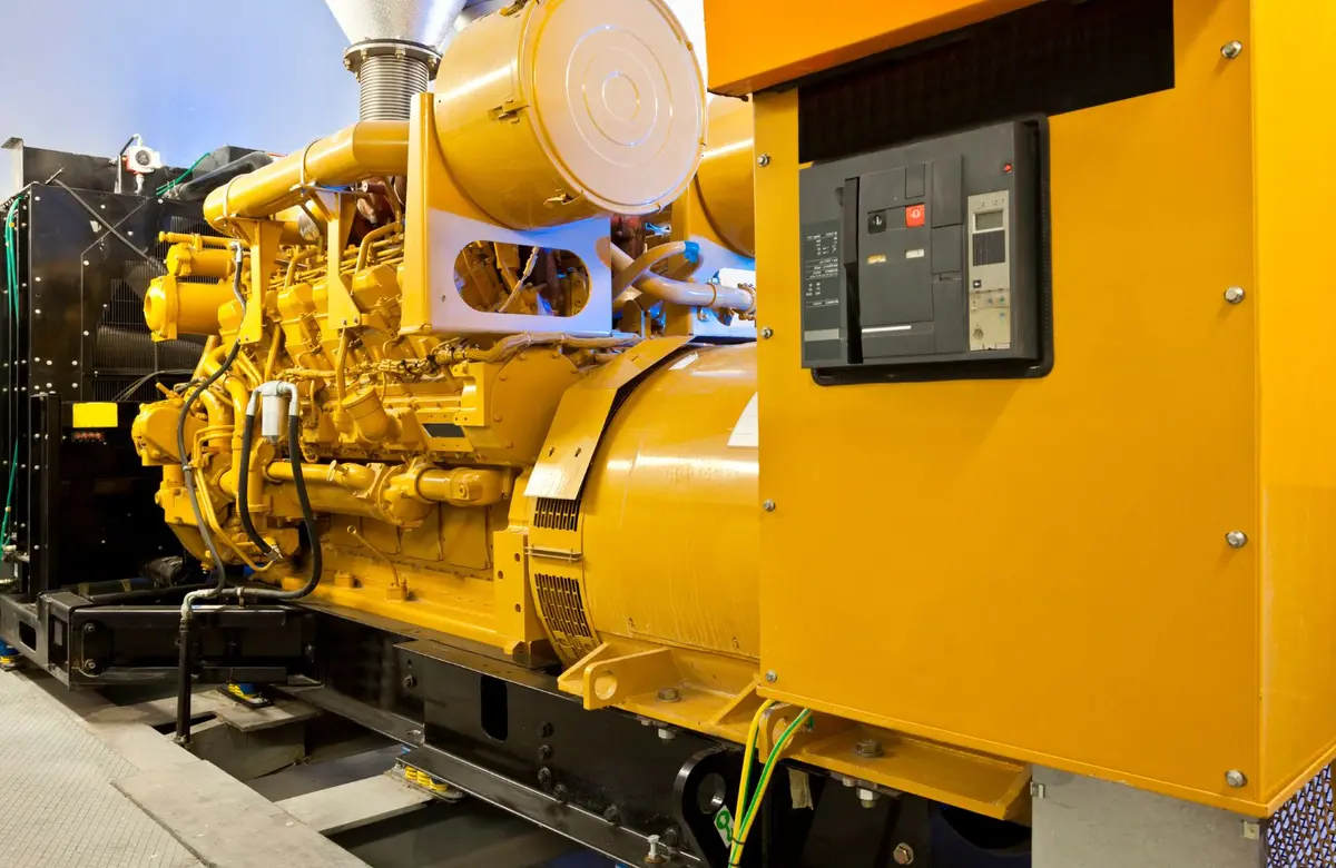 Data centre standby generator and electrical control equipment